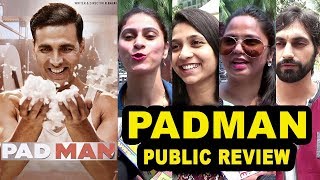 Padman Movie Review Public Review First Day First Show Akshay Kumar Sonam Kapoor Radhika Apte [upl. by Azirb]