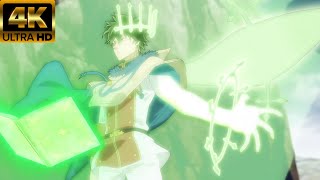 Yuno vs Rill 4K  Black Clover EP 84 [upl. by Aihsit197]