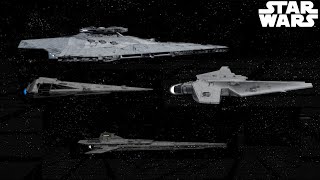 All the Galactic Empire CorvettesFrigates  Tier List rev 10  Star Wars [upl. by Isle]