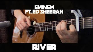 River Eminem  Fingerstyle Guitar [upl. by Elset736]