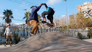 Cómo hacer EARLY GRAB en SKATE colaboración con jissahs skatetutorial tutorialskateboard [upl. by Emia]