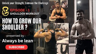 How To Grow Our Shoulder  Best Exercise For Our Shoulder [upl. by Nawram369]