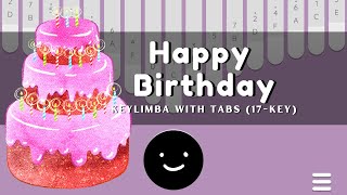 Happy Birthday l Oh Kalimba tutorial l Easy Keylimba [upl. by Glennie]