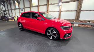 VW Polo GTi 2019 new shape tornado red [upl. by Roque]