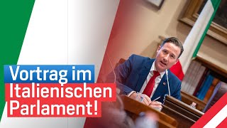 Volker Reifenberger Vortrag im Italienischen Parlament über das österreichische Milizsystem [upl. by Meldon]