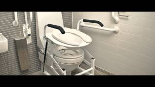 Lift Seat Powered Toilet Raiser amp Geberit Shower Toilet [upl. by Barbe]