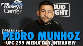 Pedro Munhoz Not Hesitant to Say Who Hes Rooting for in Sean OMalley vs Marlon Vera  UFC 299 [upl. by Ruhtracam]