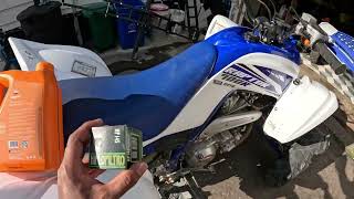 RAPTOR 700 OIL CHANGE  FIRST OIL CHANGE  HOW TO DO OIL CHANGE ON RAPTOR 700  2024 [upl. by Lerual]