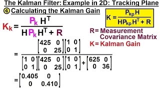 Special Topics  The Kalman Filter 30 of 55 4 Calculate the Kalman Gain  Tracking Airplane [upl. by Huttan]