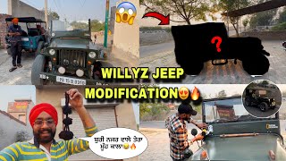 FINALLY JEEP MODIFIED KRWATI😱  Original Look Willyz Jeep😍  Prabh buttar🔥 [upl. by Naelcm]