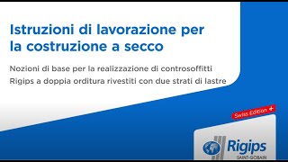 Creare un controsoffitti  Istruzioni per la costruzione a secco  Swiss Edition [upl. by Ungley]