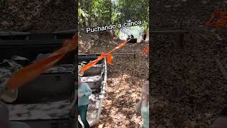 Puchando canoa com motor [upl. by Noemys]