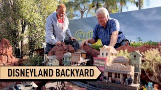 Architect builds amazing miniature Disneyland in his Anaheim homes backyard [upl. by Drofla]