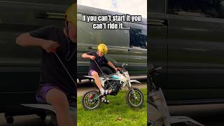 Dirt Bike Cold Start funny humor [upl. by Ycniuqal688]