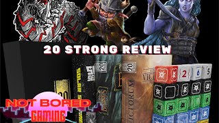 20 Strong Review  Not Bored Gaming [upl. by Yeslehc]