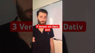 3 Verben mit Dativ deutsch deutschlernen learngerman shorts [upl. by Herra]