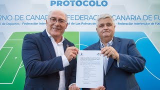 ⚽Firmado un protocolo “histórico” que agiliza ayudas a desplazamientos regionales de fútbol [upl. by Luanne494]