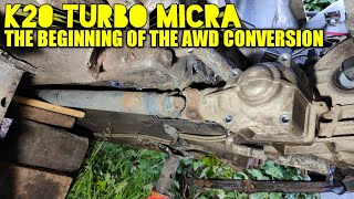 K20 turbo K10 Micra AWD conversion [upl. by Biles]