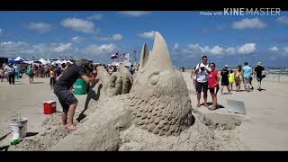 Texas SandFest 2019  Port Aransas [upl. by Ymrej]