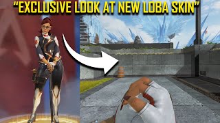 NEW Academy LOBA skin GAMEPLAY  Apex Legends Season 22 [upl. by Dnalhsa6]