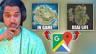 Free Fire Map Location In Google Map 😱 [upl. by Lennahc66]