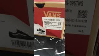 Unboxing Vans style 36 decon sf black from zalora indonesia Original [upl. by Schouten]