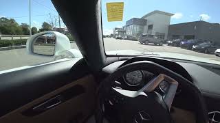 2012 MercedesBenz SLS AMG Roadster POV Review [upl. by Akimal122]