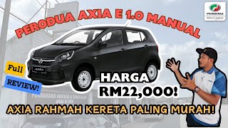 AXIA RAHMAH👉AXIA 10 MANUAL KERETA YANG PALING MURAH DI MALAYSIA [upl. by Zillah]