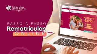 Rematrícula Online  Colégio Glória [upl. by Divadnoj]