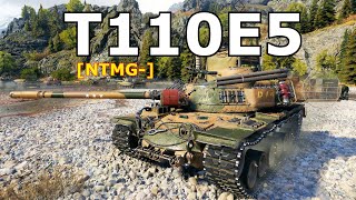 World of Tanks T110E5  3 Kills 101K Damage [upl. by Bourgeois]