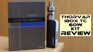 Thorvap iBOX TC 60W Kit Review [upl. by Nedah]