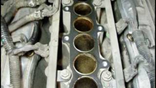 How to replace valve cover gaskets on a 1998 Mazda MPV 30 liter [upl. by Sirron]