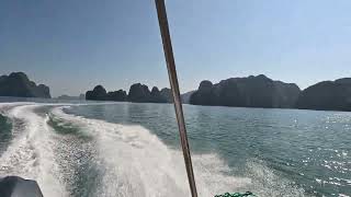 Halong Bay  Vietnam  Speedboat Tour [upl. by Annahavas]