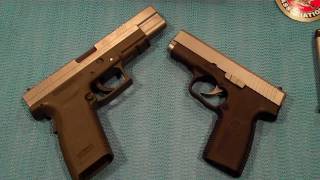 Springfield XD 45 vs Kahr CW 45  TheFireArmGuy [upl. by Mortie]