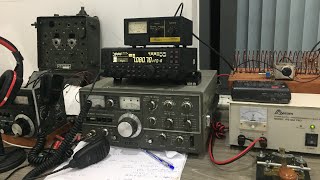 Antenna dipole test  ham radio VN [upl. by Ahsirat814]