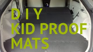 How to HACK DIY Kid Proof Floor mats ODYSSEY SIENNA MINIVAN [upl. by Einehpets]