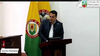 Instalación 3er periodo de sesiones ordinarias del Concejo de Manizales [upl. by Htiffirg739]