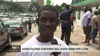 NIGERIANS BEMOAN LONG QUEUES amp FUEL PRICE HIKE [upl. by Arihsak991]