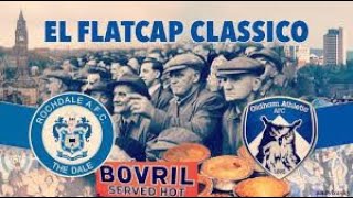 Rochdale vs Oldham El Flatcap Classico derby carnage pyros pitch invasions fights [upl. by Mure]