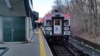 MN 943 pulls in to Brewster North on Leap Day [upl. by Winwaloe]