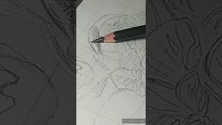 indenting technique sketch skills charcol drawing [upl. by Messab]