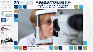 Specialistica Ambulatoriale SSR e Branche a Visita Invito ASPAT Evento Forum Tematico 20022024 [upl. by Nuri214]