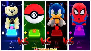 Cheriff Labrador amp Pokeball amp Sonic amp Spider Man Cute🏆 Who Is Best [upl. by Eimmak]