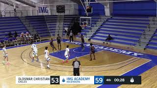 2023 IMG Academy Basketball Livestream  Oldsmar Christian vs IMG Academy Varsity Blue [upl. by Aleahpar]