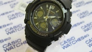 Casio  GShock AWGM100SB2A [upl. by Nilyac81]