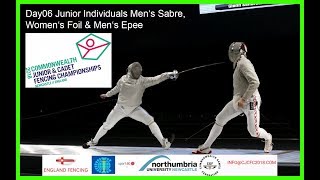 Day06 Commonwealth Junior amp Cadet Fencing Championships 2018  Piste Green [upl. by Akered757]