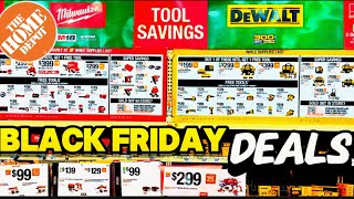 Home Depot Unpacking Black Friday Deals  Power Tool Deals Milwaukee DeWalt Ryobiamp Ridgid Tools [upl. by Valeda]