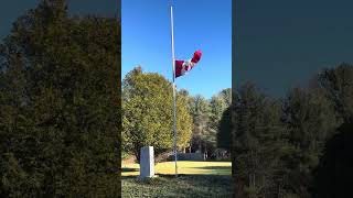 Flag at half mast [upl. by Sidnak]