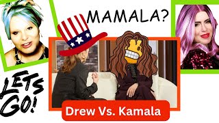 Drew Barrymores JAWDROPPING Interview with Kamala Harris 2024 [upl. by Nilats36]