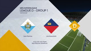 San Marino vs Liechtenstein  San Marino Stadium  202425 UEFA Nations League  PES 2021 [upl. by Ibed510]